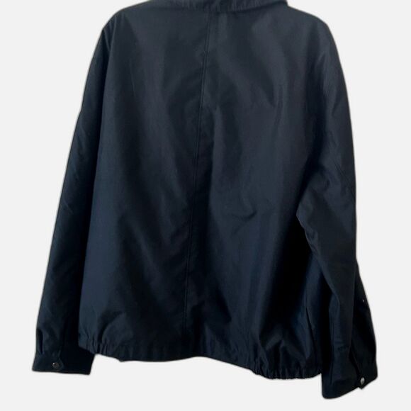 Perry Ellis Jacket Men’s Size 3X Color Black Microfiber Portfolio Windbreaker - Picture 3 of 11
